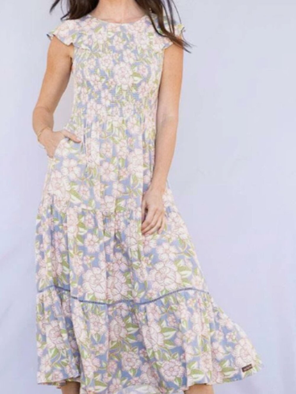 Matilda Jane Dream Chasers You Are Wonderful short sleeve Midi Dress Size Small